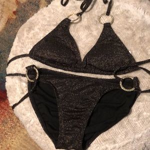Y2K Shimmer Bikini Set NWOT